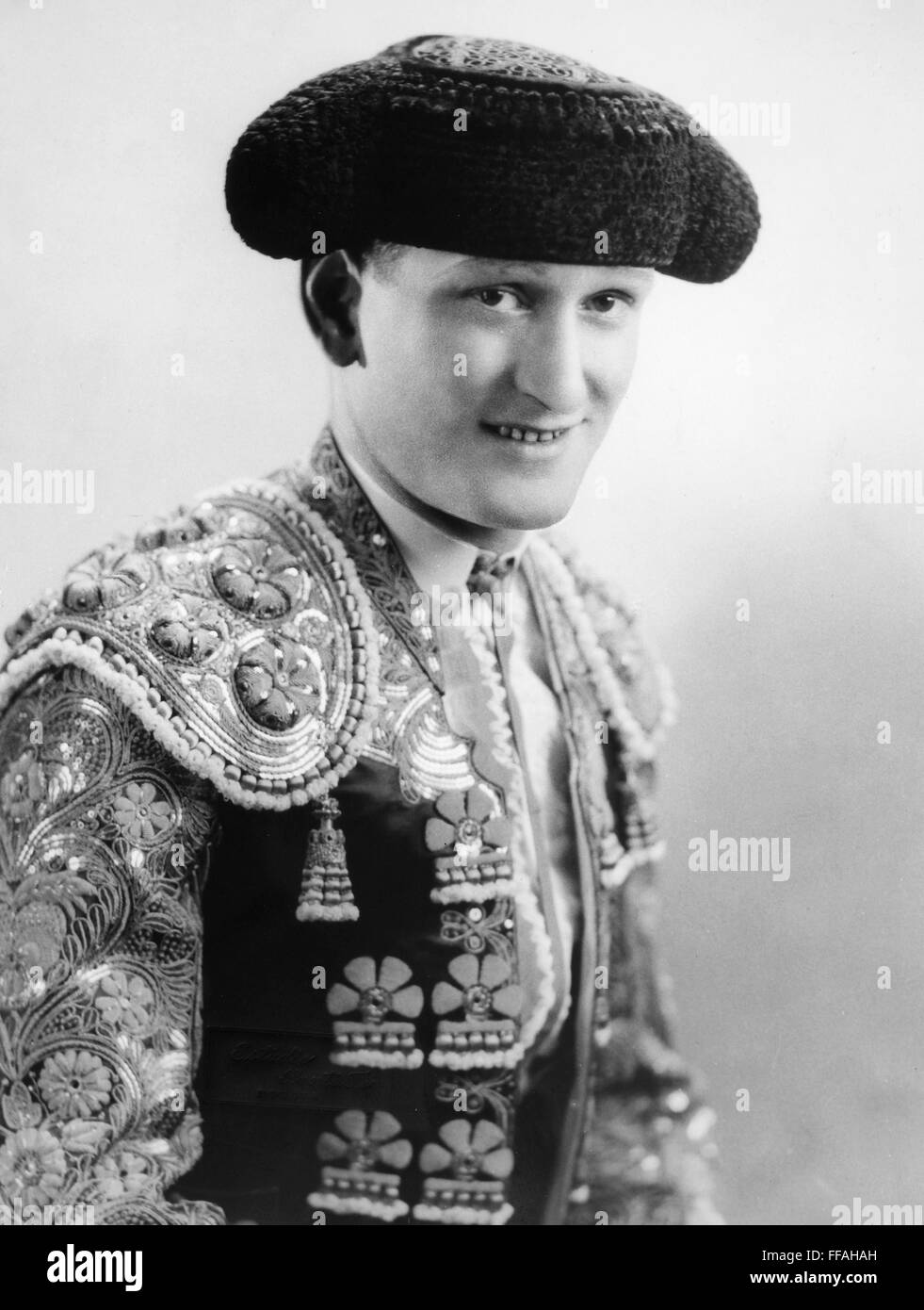 SIDNEY FRANKLIN (19031976). /nAmerican bullfighter. Photograph, mid