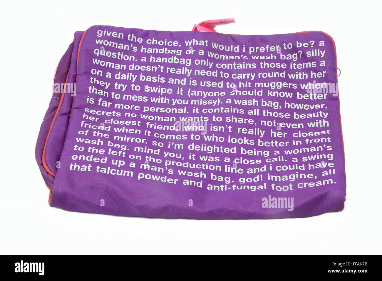Woman's Wash Bag Stock Photo