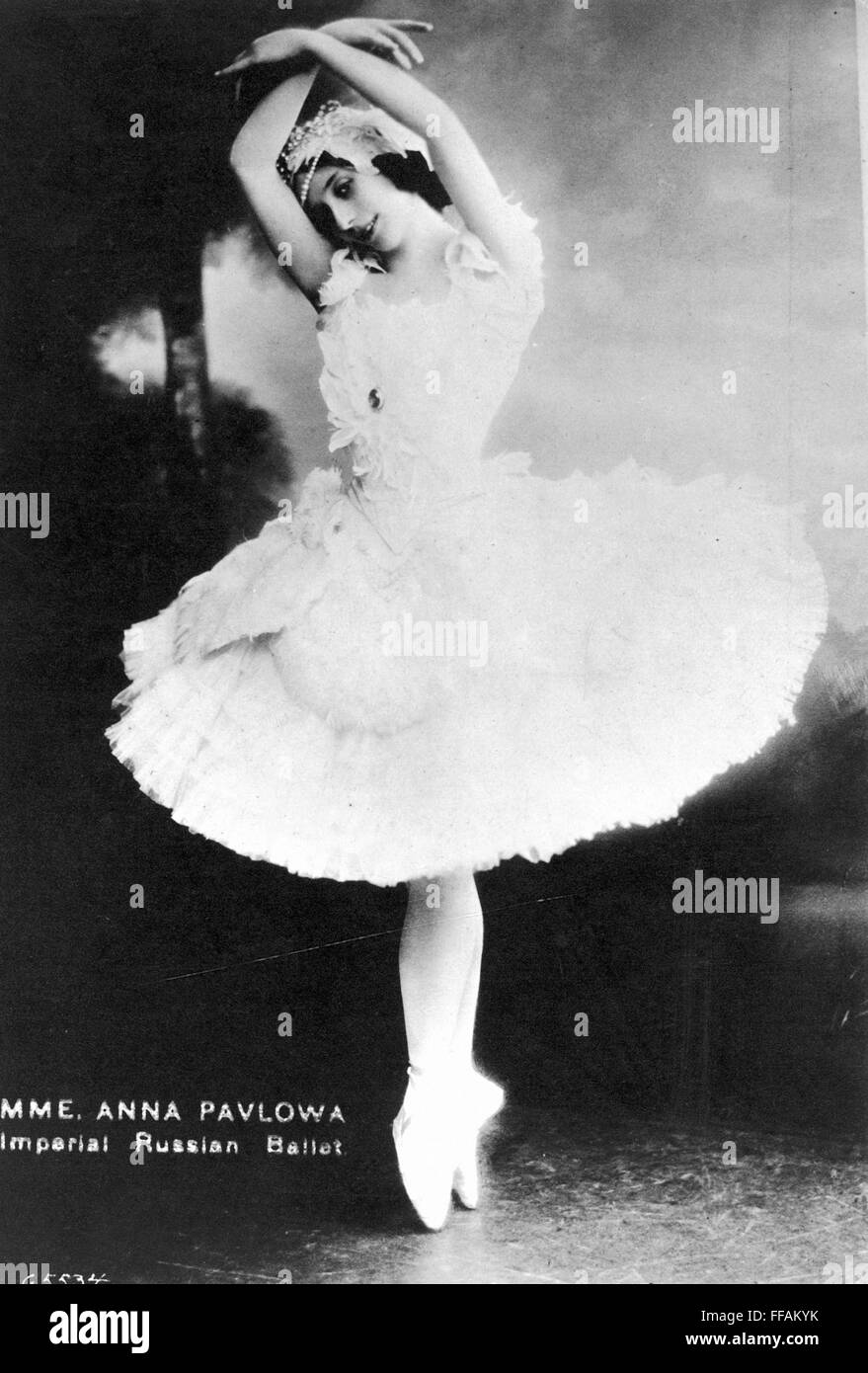 ANNA PAVLOVA (1885 1931). /nRussian dancer Stock Photo Alamy