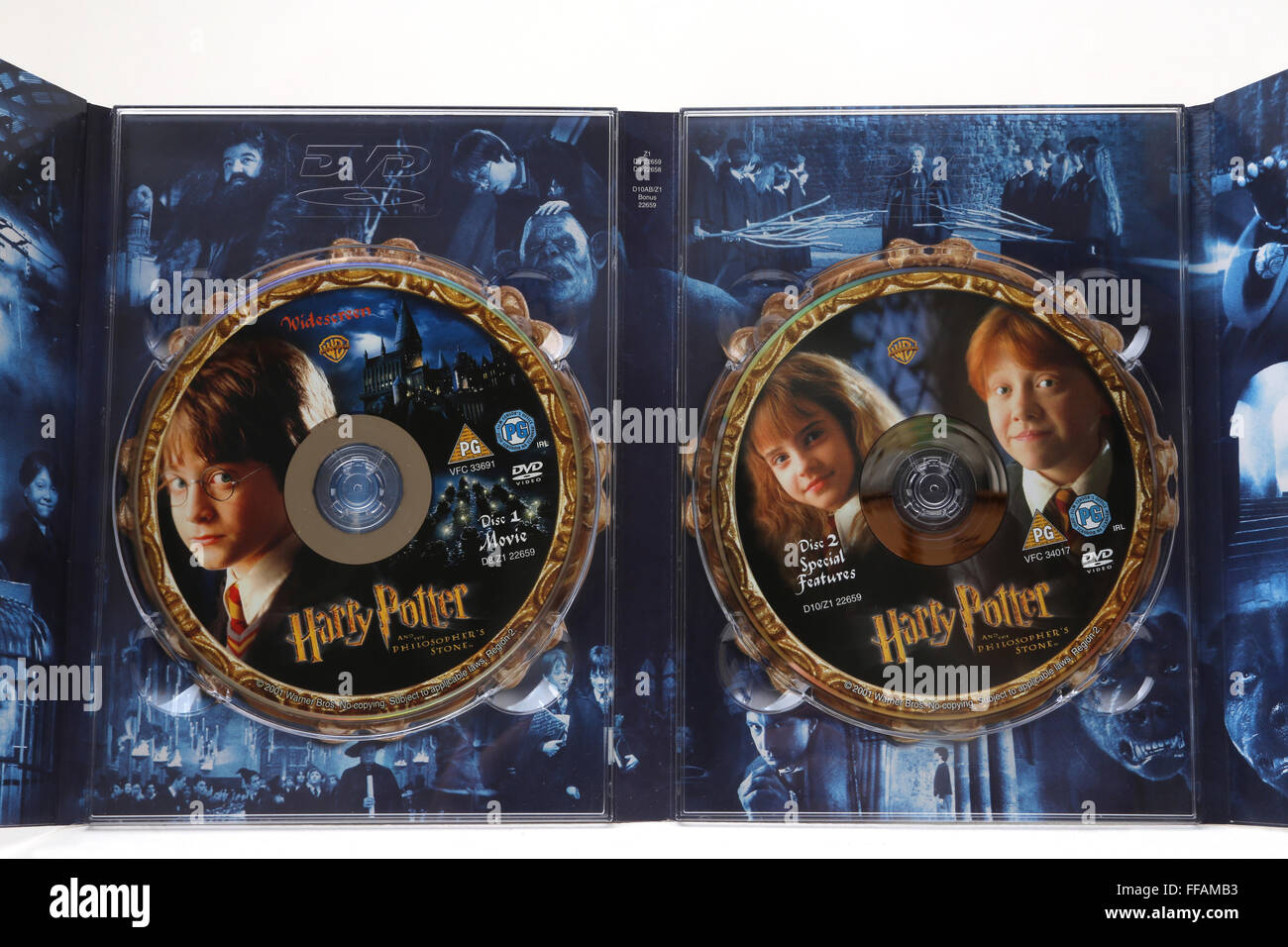 Harry Potter And The Philosopher's Stone DVD 2 Disc Special Edition Stock Photo