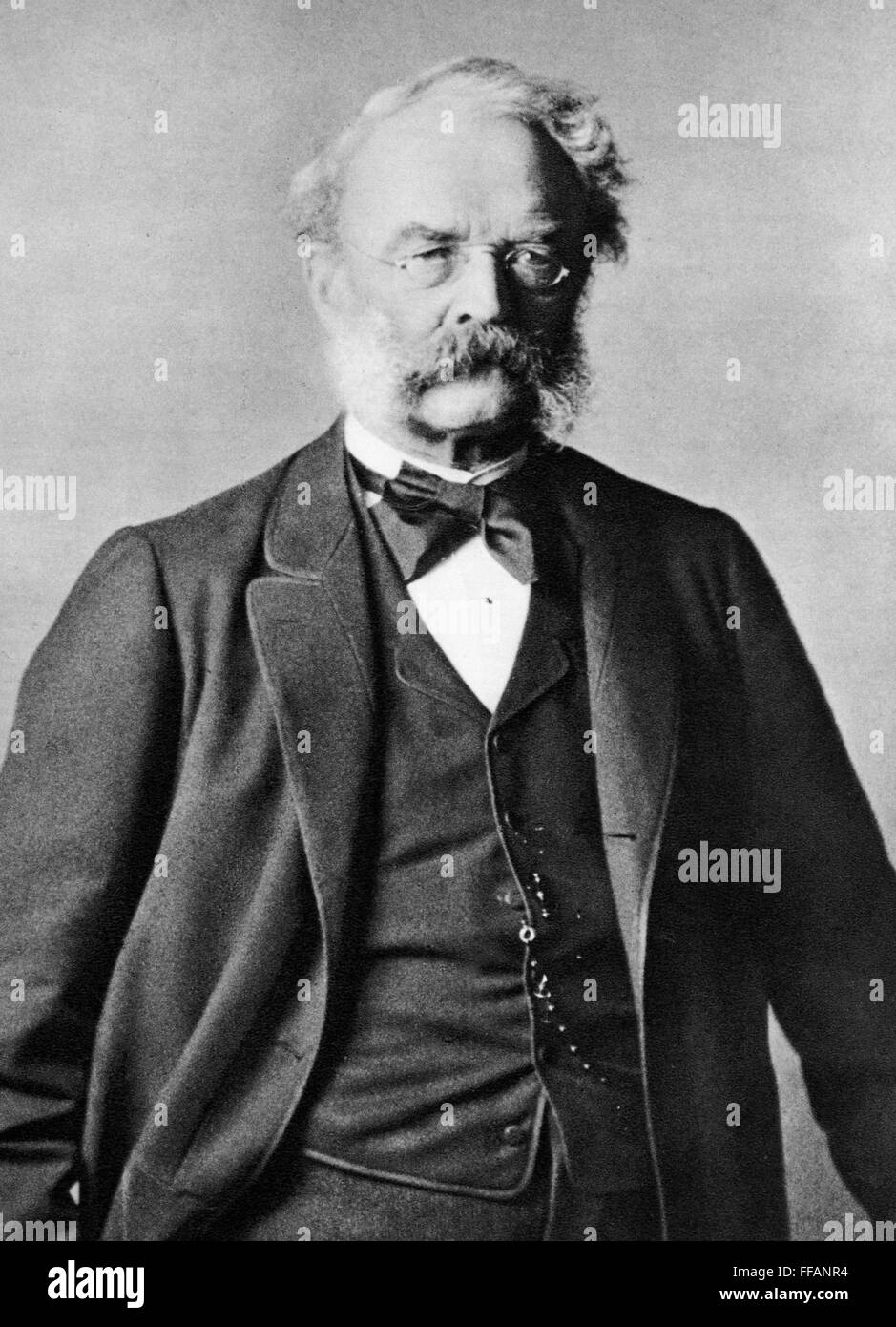 WERNER VON SIEMENS /n(1816-1892). German electrical engineer and industrialist. Stock Photo