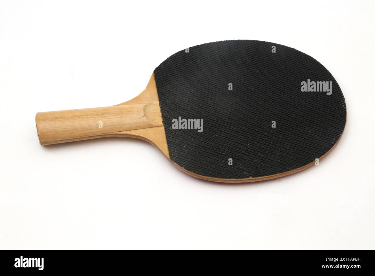Table Tennis Paddle Stock Photo
