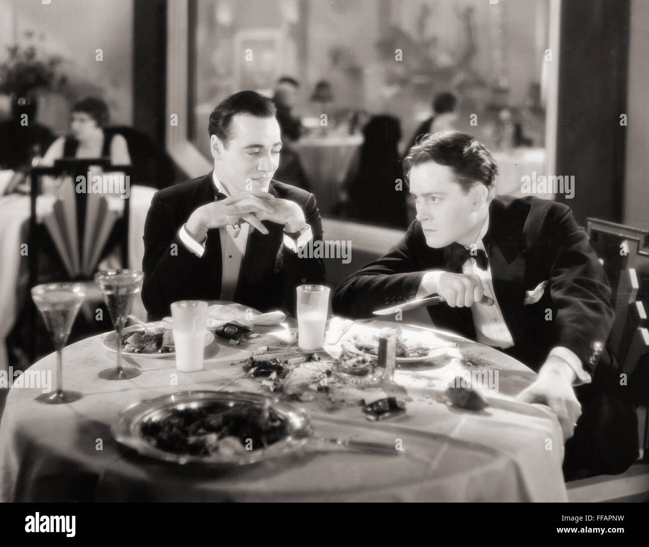 SILENT FILM: RESTAURANT Stock Photo - Alamy