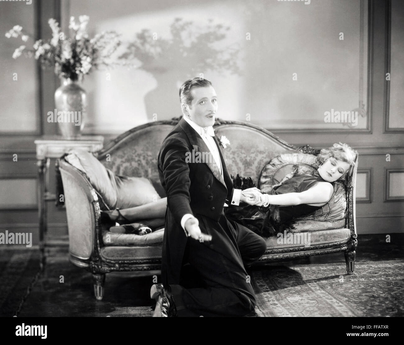 SILENT FILM STILL COUPLES Stock Photo Alamy