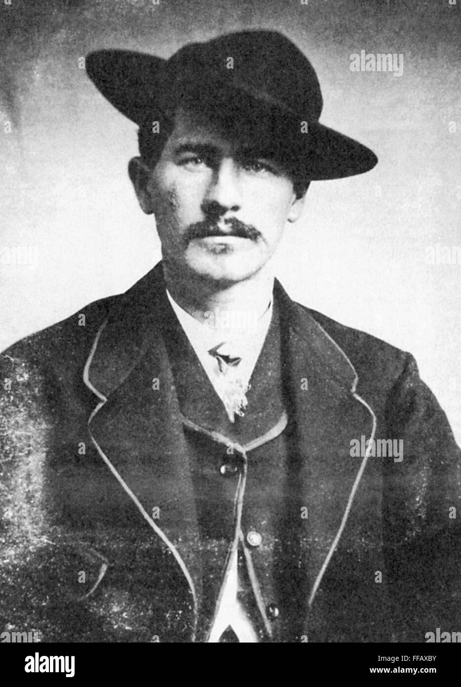 WYATT EARP (18481929). /nAmerican lawman. Photograph, mid 1870s Stock Photo Alamy