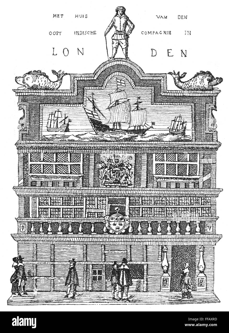 BRITISH EAST INDIA COMPANY. /nThe headquarters of the British East