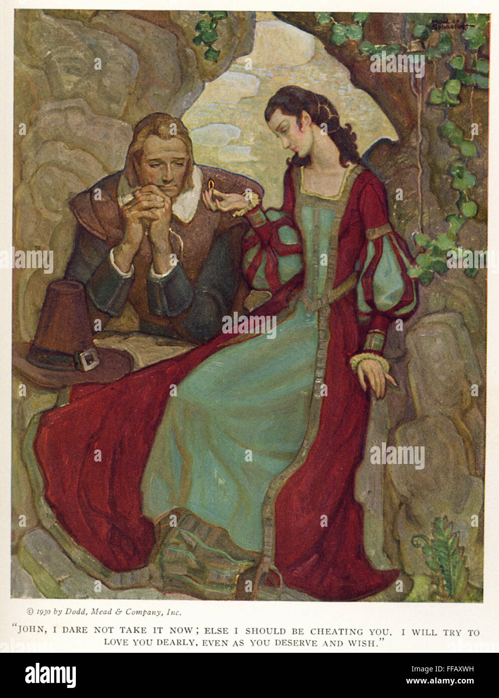 BLACKMORE LORNA DOONE. /nLorna Doone with John Ridd illustration by