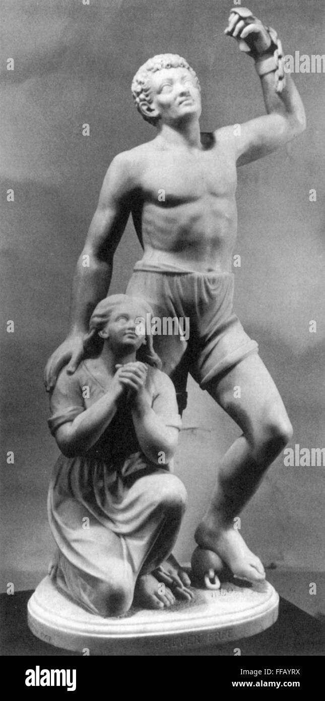 LEWIS: FOREVER FREE 1867 /n #39 Forever Free #39 A sculpture by Edmonia