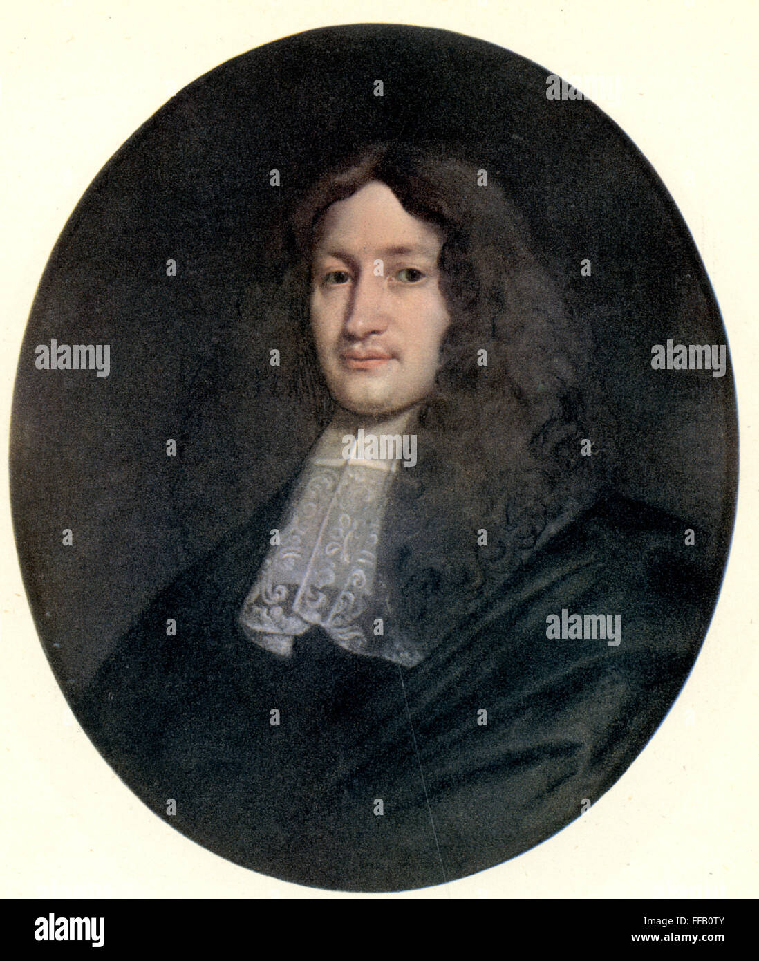 JOHN DRYDEN (16311700). /nEnglish poet. Oil painting by an unknown