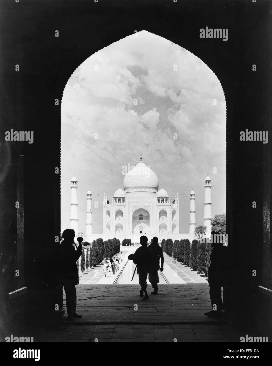 INDIA: TAJ MAHAL, c1960. /nThe Taj Mahal at Agra. Photograph, c1960. Stock Photo
