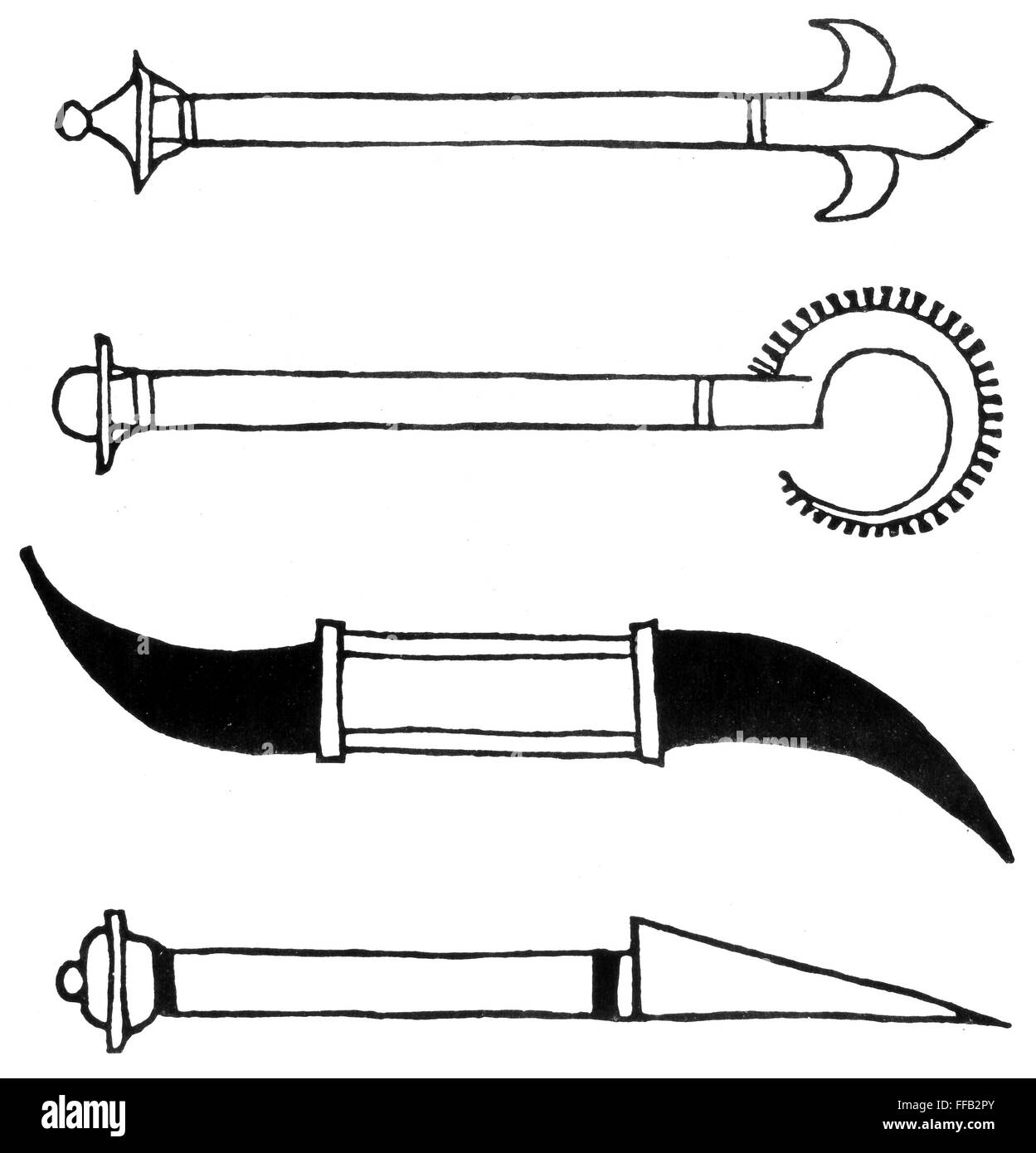ARAB MEDICAL INSTRUMENTS. /nDrawings of Arab medical instruments from