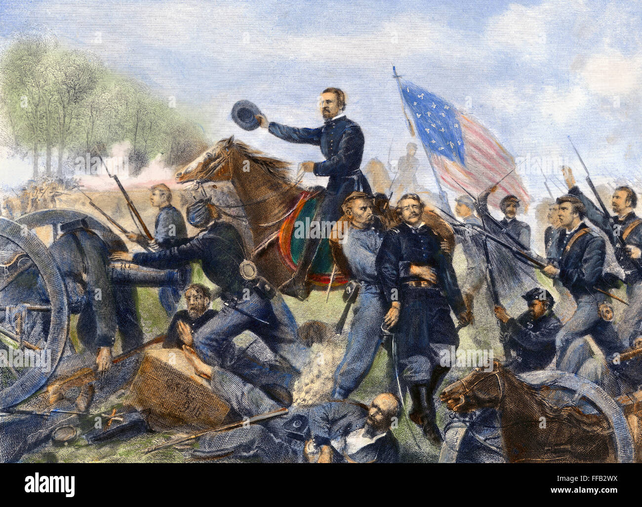 BATTLE OF SPOTSYLVANIA. /nThe Battle of Spotsylvania, 12 May 1864