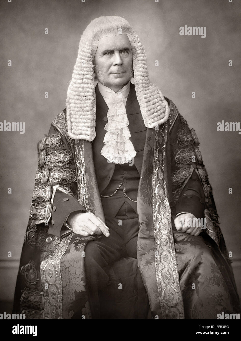 SIR EDWARD EBENEZER KAY /n(1822-1897). English jurist. Stock Photo