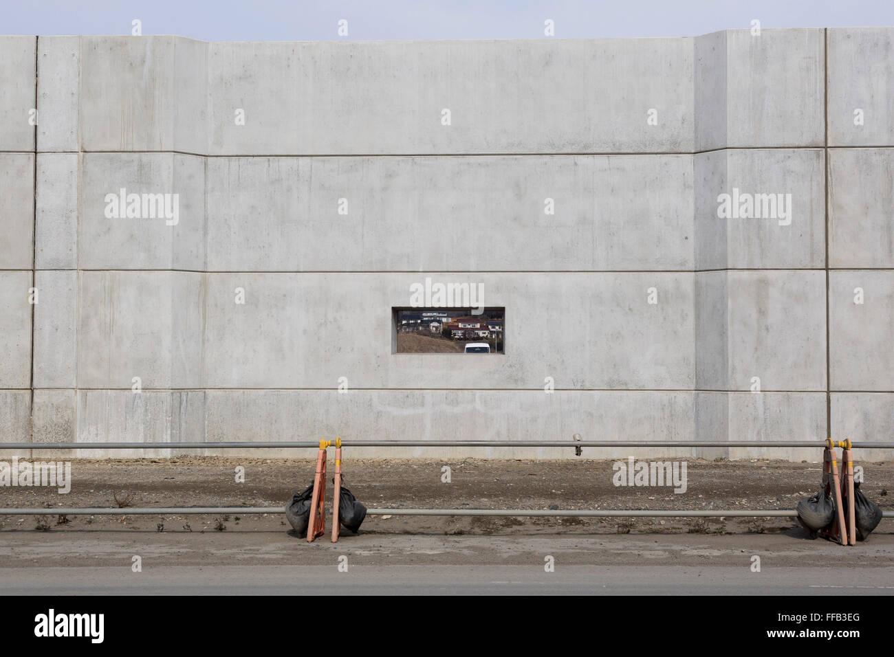 Japan tsunami barrier wall