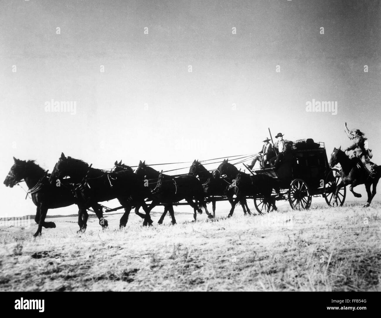 FILM STILL PONY EXPRESS. /nA Hollywood version from the 1960s showing