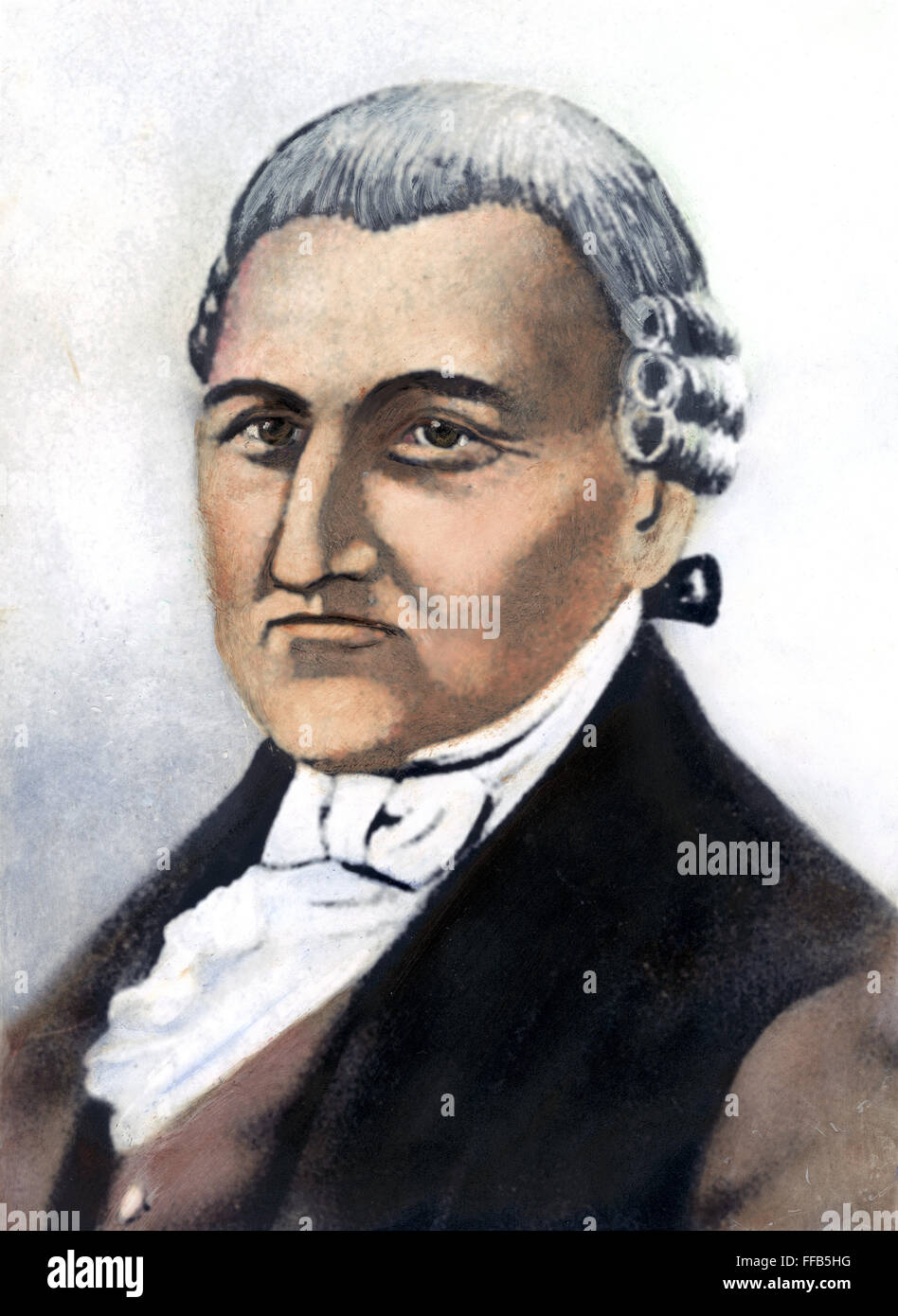 DAVID BREARLEY (1745-1790). /nAmerican jurist. Stock Photo