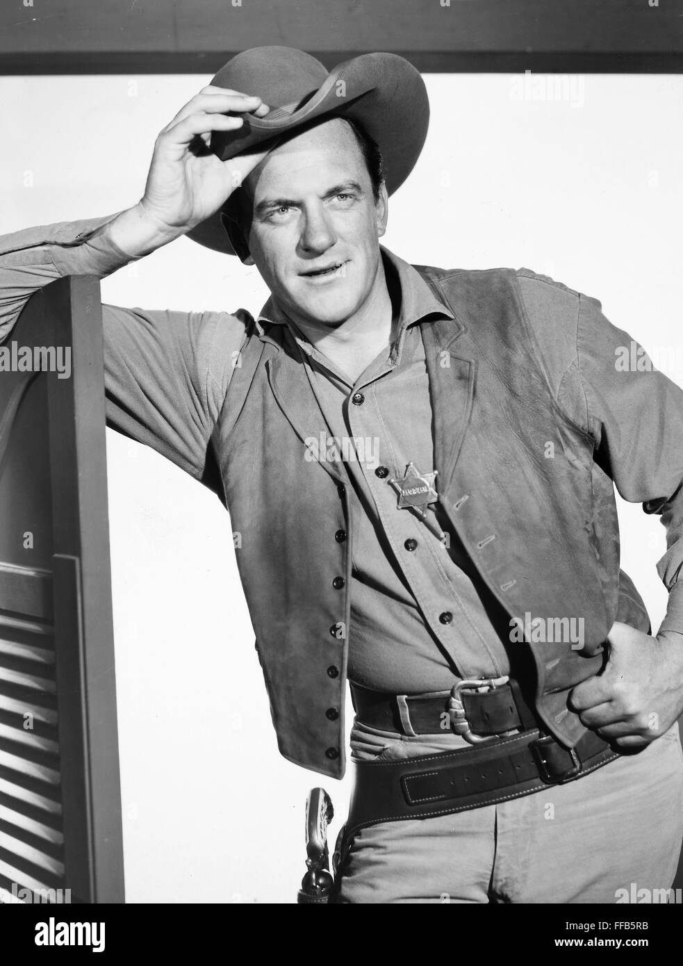 GUNSMOKE NAmerican Actor James Arness As Marshal Matt Dillon On The Television Series