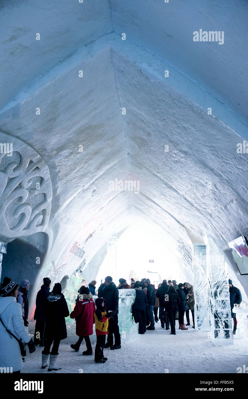 glace ice hotel quebec city canada