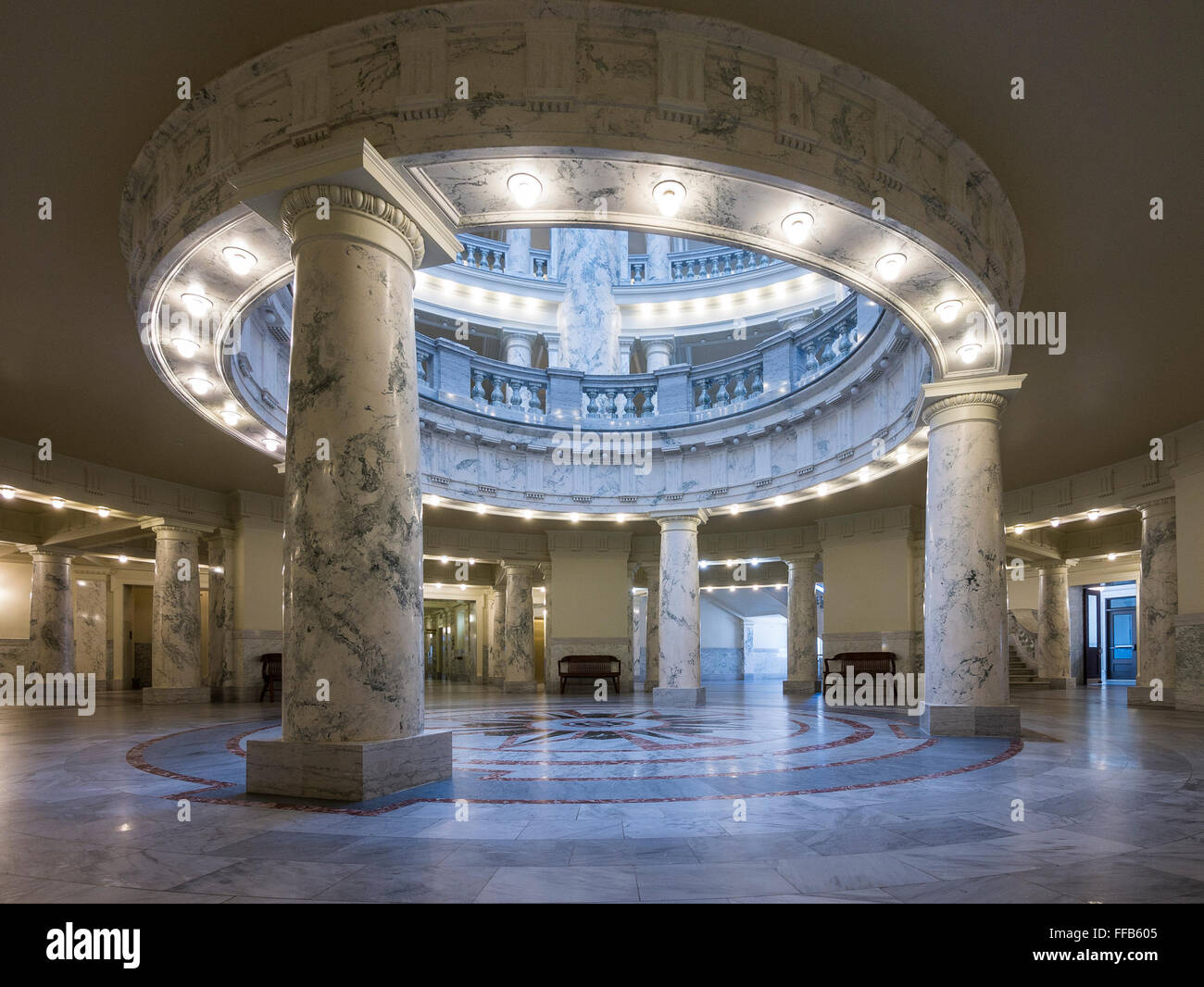 Inside the Idaho State Capitol building, Boise, Idaho Stock Photo Alamy