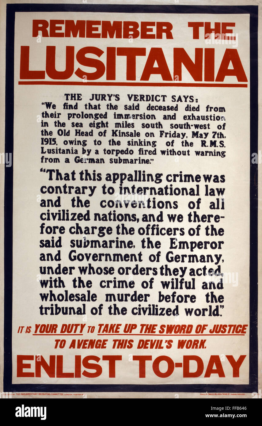 World war i recruitment poster army hi-res stock photography and images ...