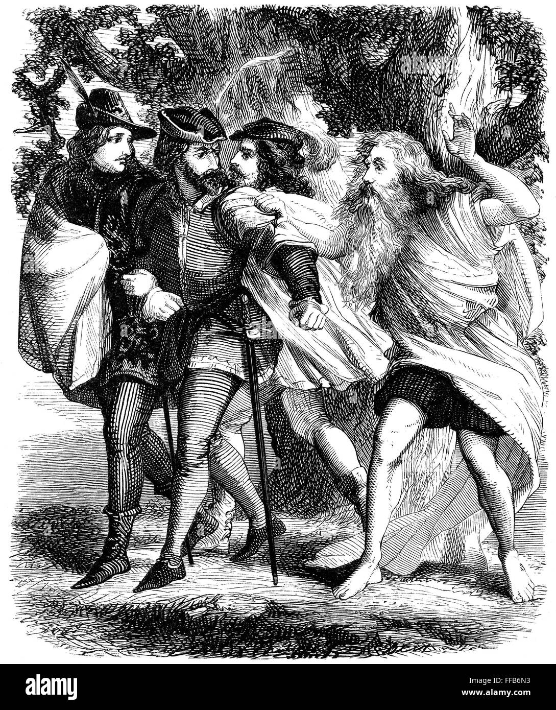 COLERIDGE ANCIENT MARINER. /nWood engraving from a 19th century