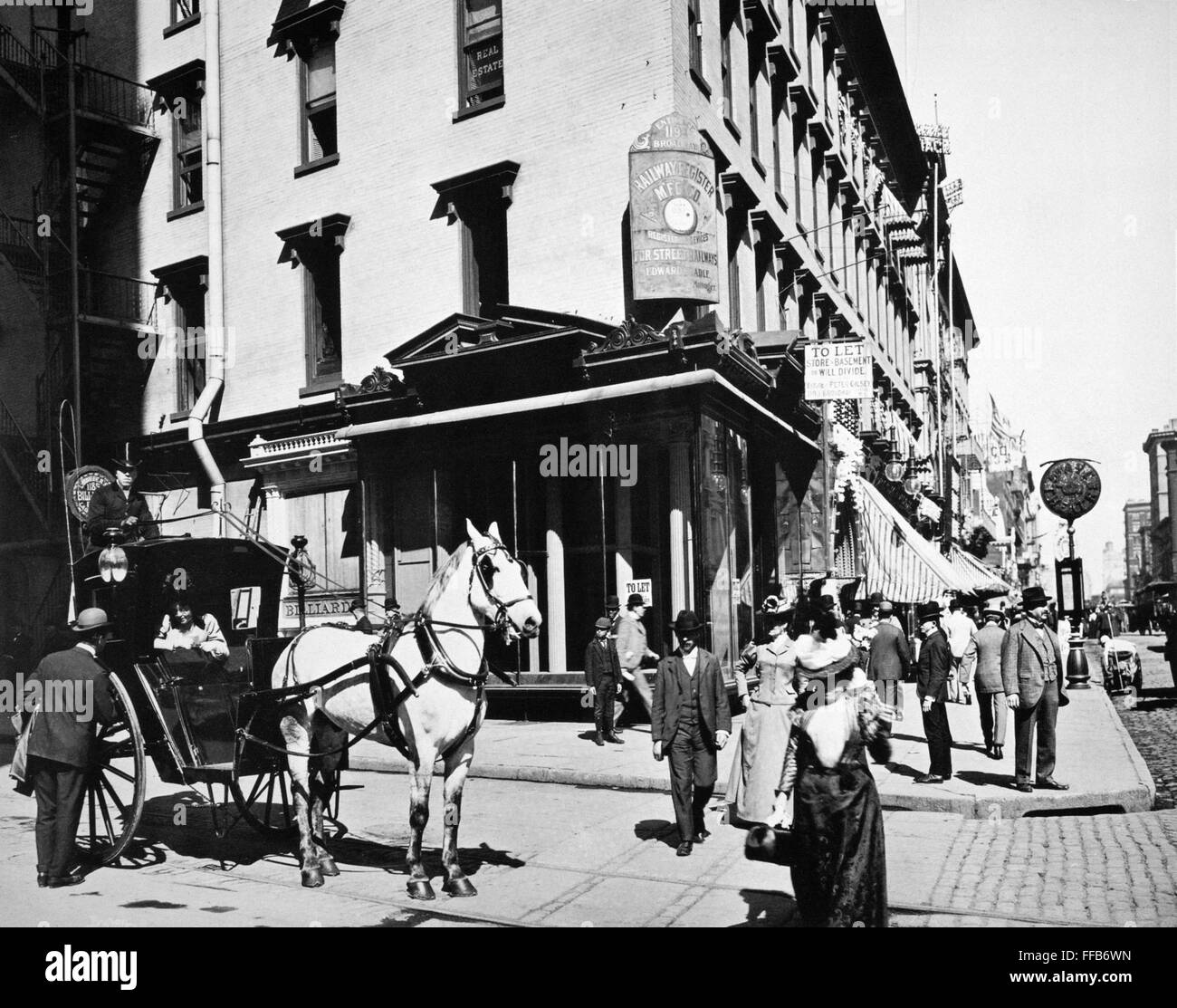 NEW YORK TIN PAN ALLEY. /nThe corner of Broadway and West 28th Street
