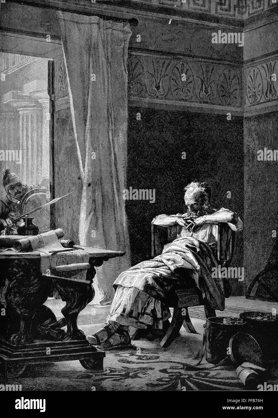 ARCHIMEDES (c287-212 B.C.). /nGreek mathematician and inventor. The ...