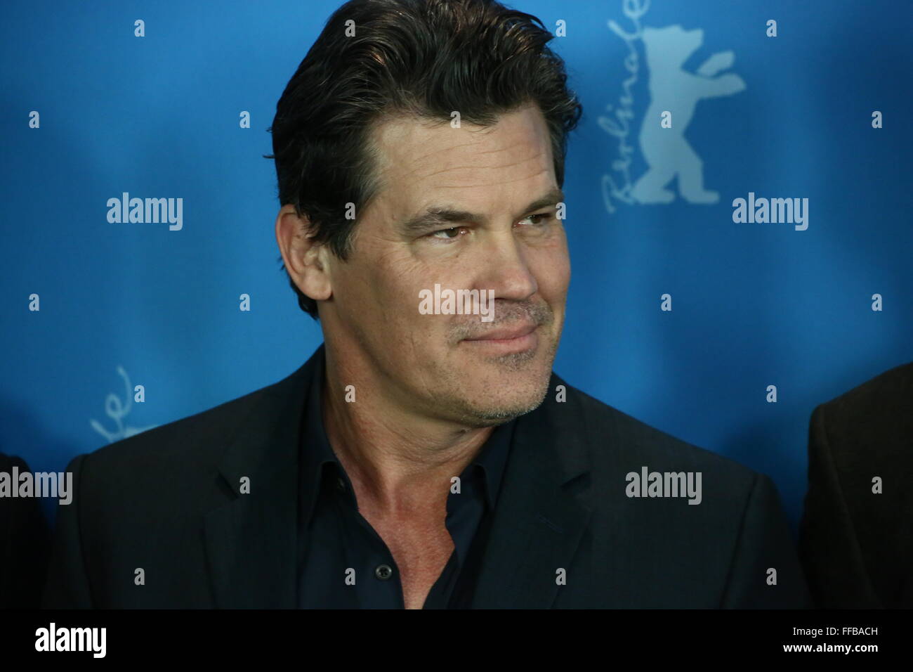 Berlin, Germany. 11th Feb, 2016. Josh Brolin attends at the Berlinale to present new film Hail, Caesar!. © Jakob Ratz/Pacific Press/Alamy Live News Stock Photo