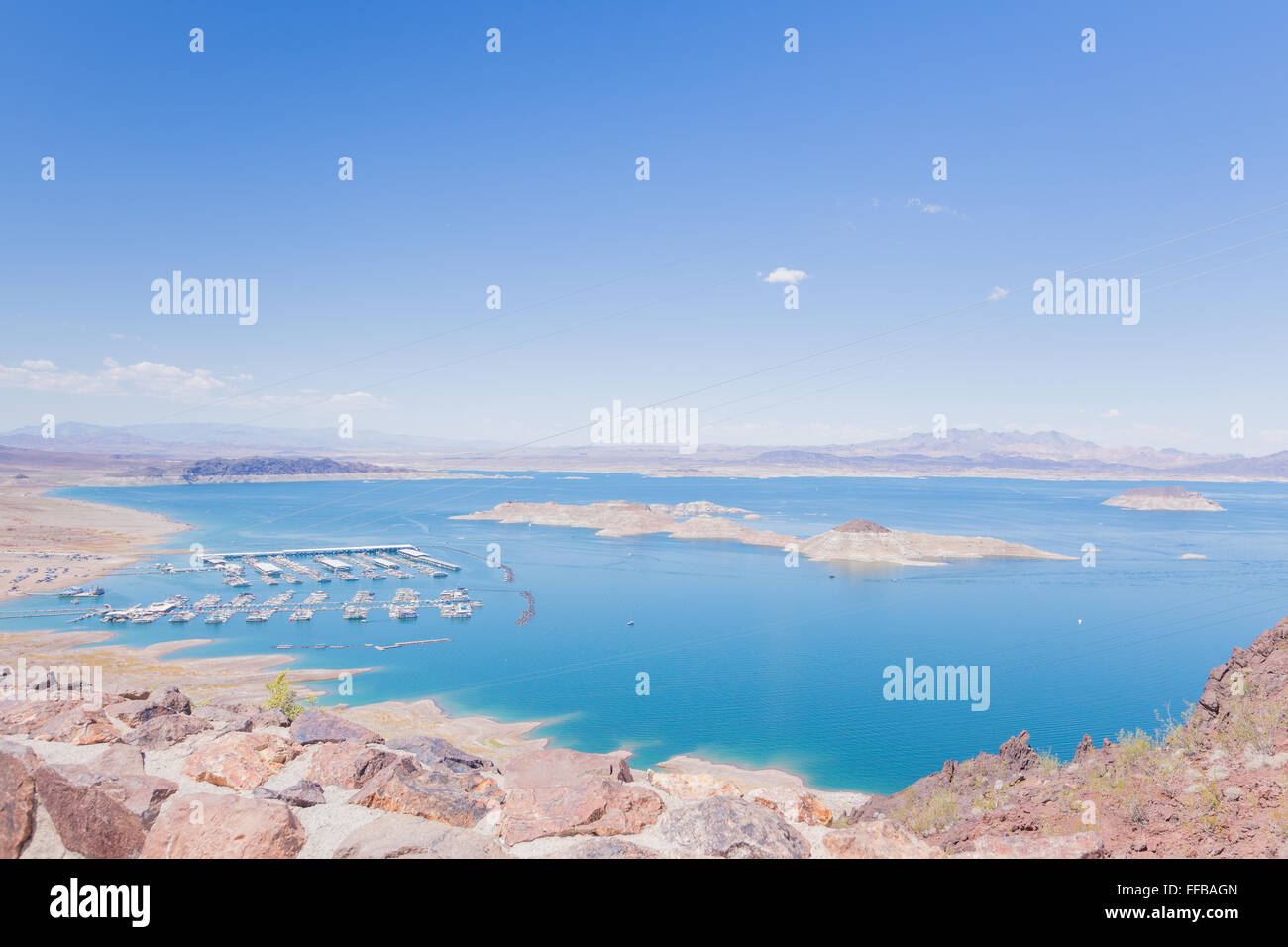 Lake Mead, when full, is the largest reservoir in the United States in