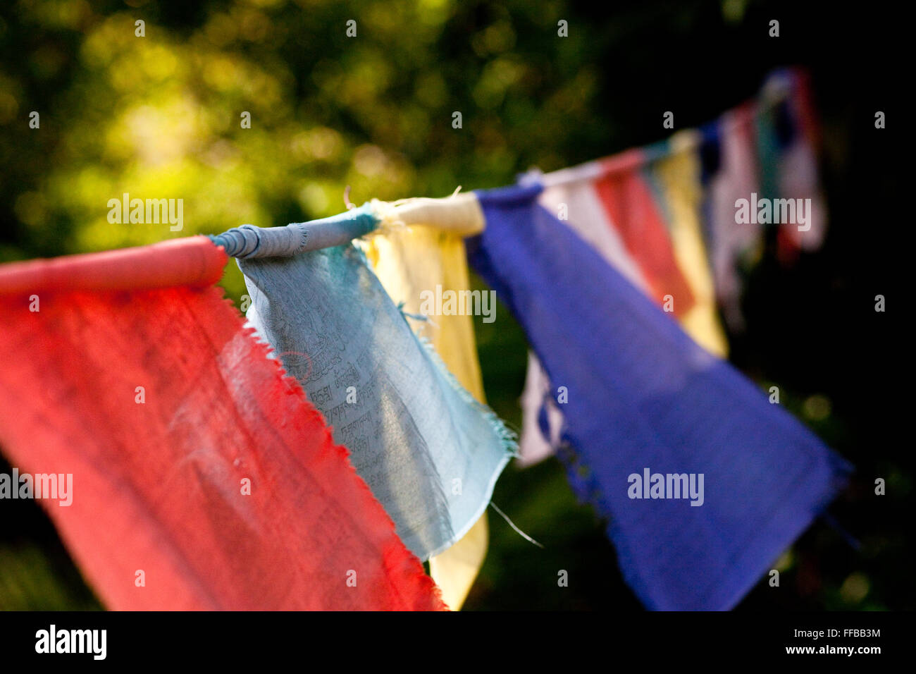 Prayer flags Stock Photo