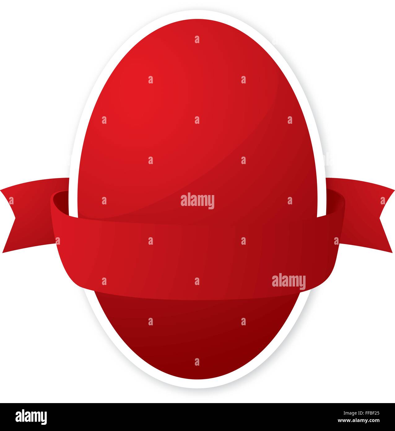 With red ribbon vector vectors hi-res stock photography and images - Alamy