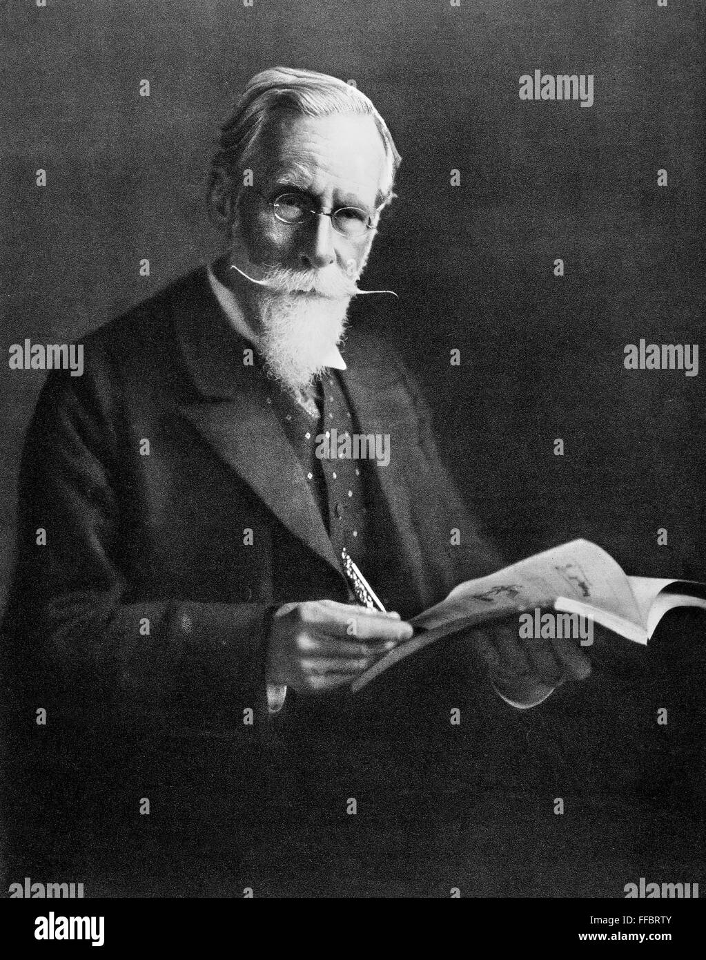 SIR WILLIAM CROOKES /n(1832-1919). British chemist and physicist. Photographed c1913. Stock Photo