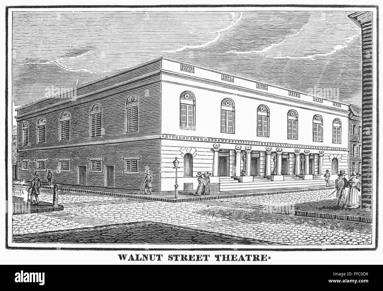 PHILADELPHIA THEATER. /nThe Walnut Street Theatre, founded in 1809, in