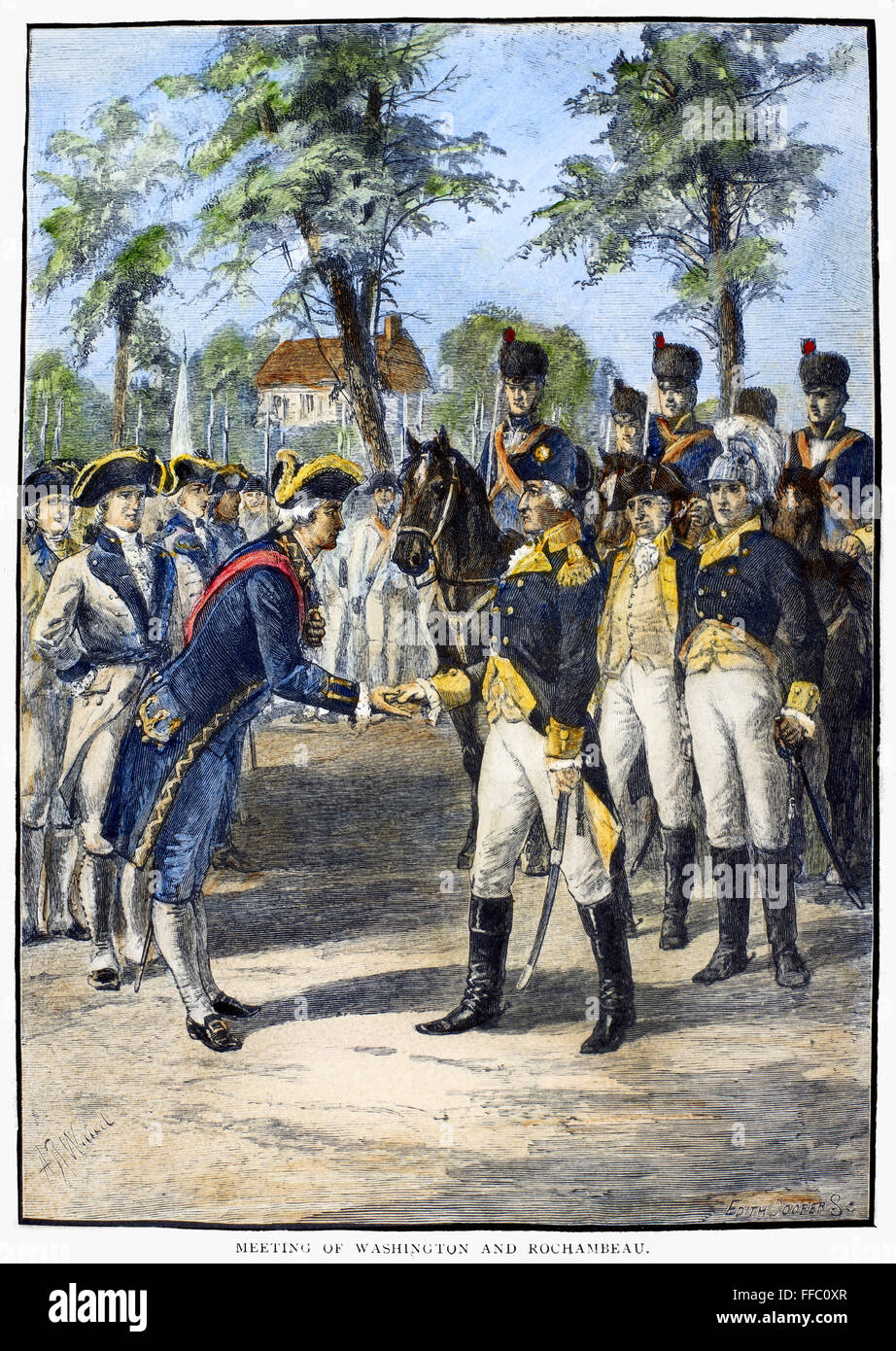 COMTE de ROCHAMBEAU /n(1725-1807). Jean Baptiste Donatien de Vimeur ...