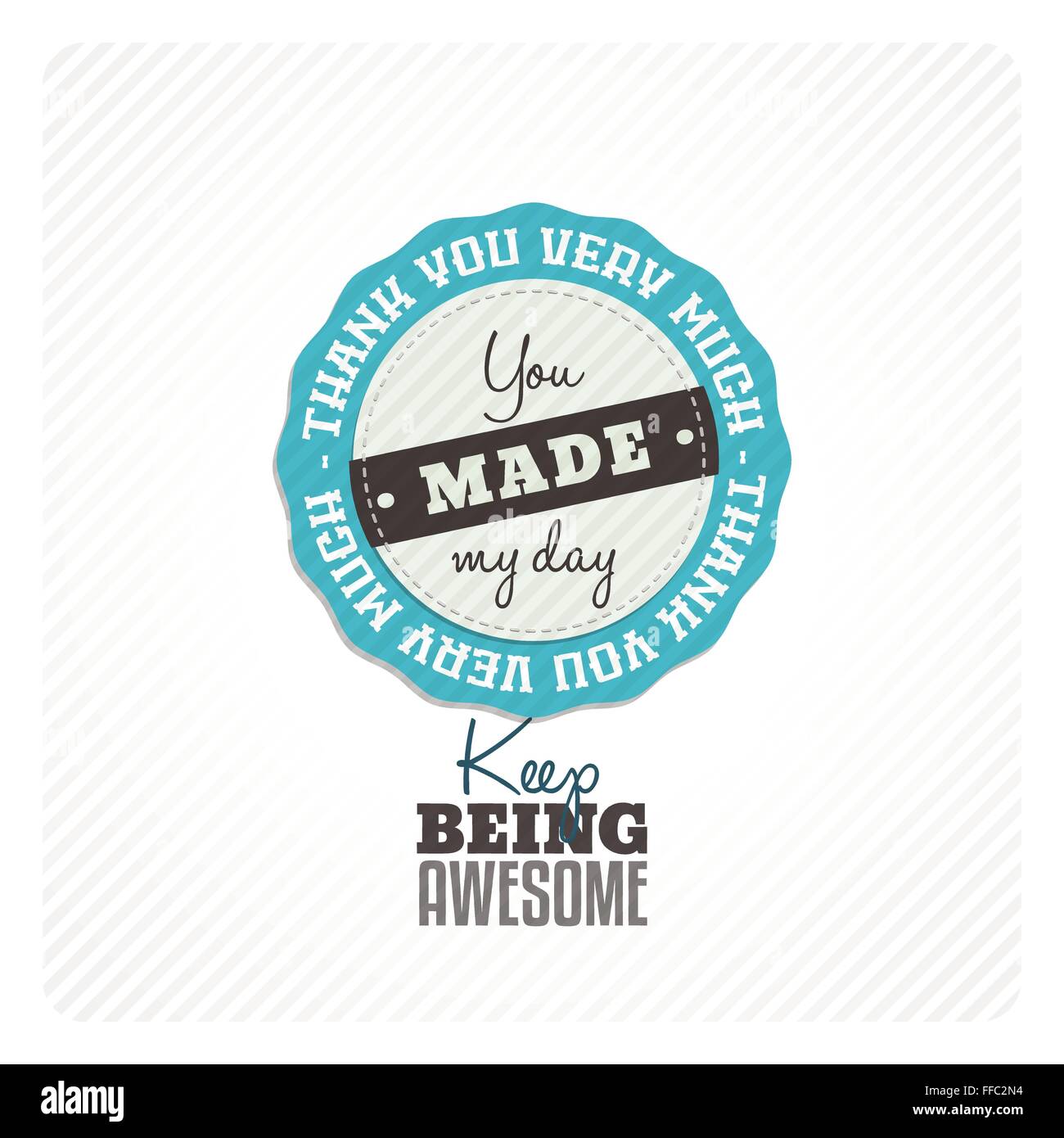 Vintage thank you card Stock Vector Image & Art - Alamy