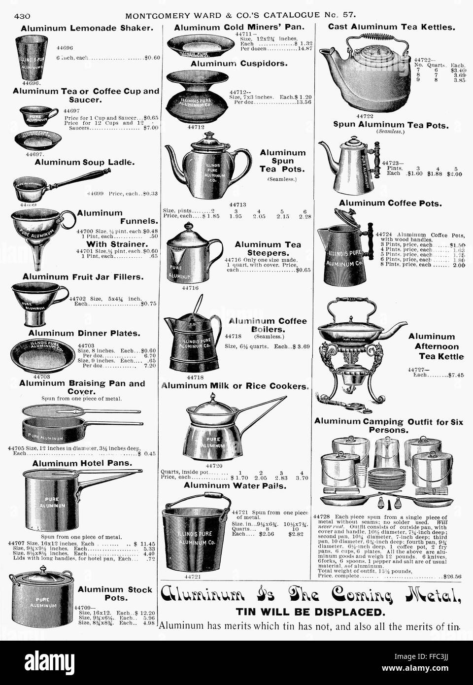 Coffee advertisement pan american Black and White Stock Photos & Images