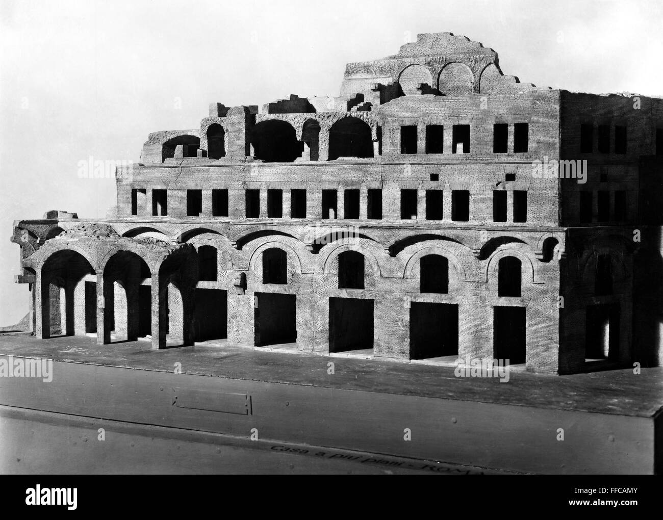ANCIENT ROMAN HOUSE /nReconstruction of a five story Roman house on