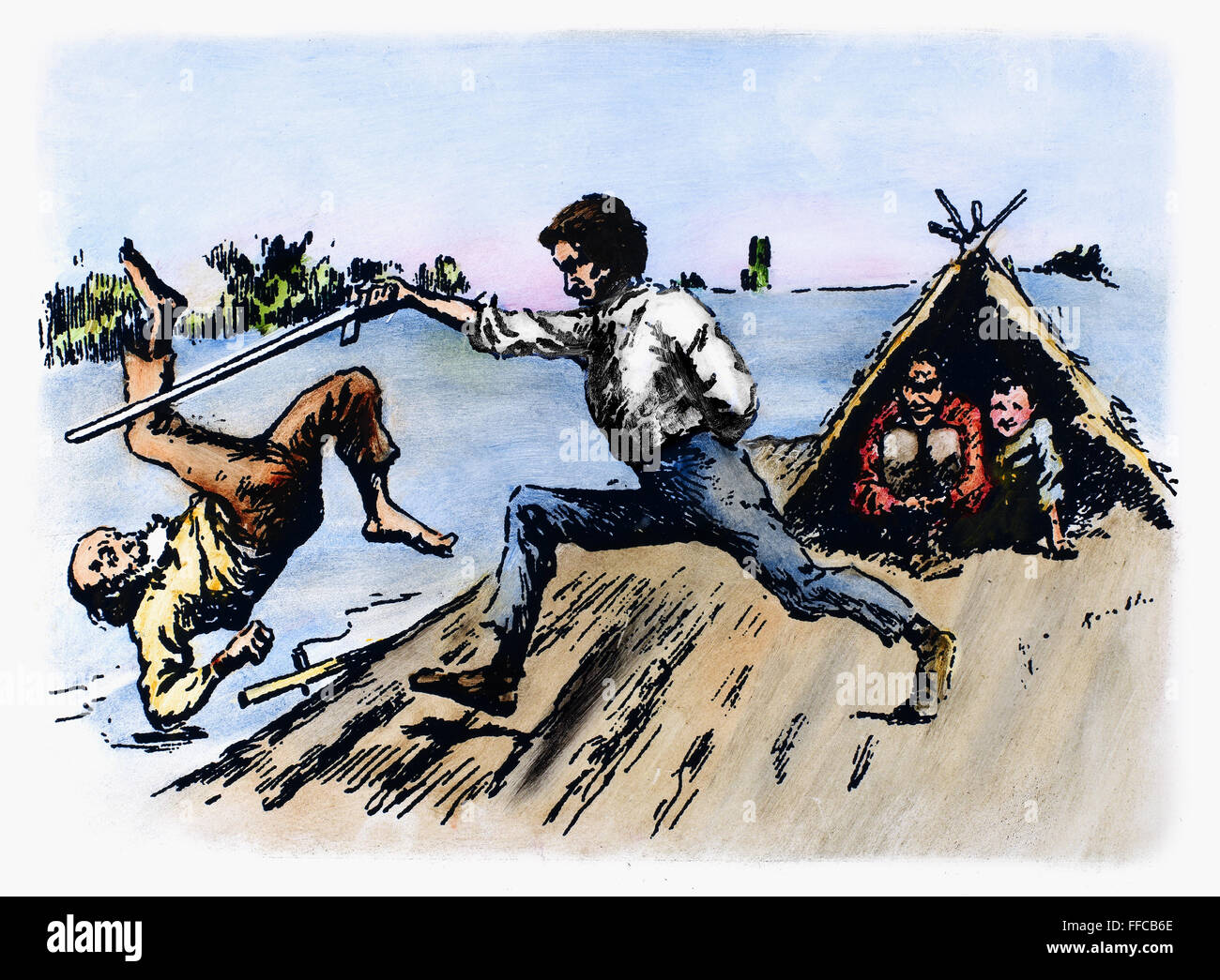 CLEMENS HUCK FINN. /nThe king and the duke, a pair of con men