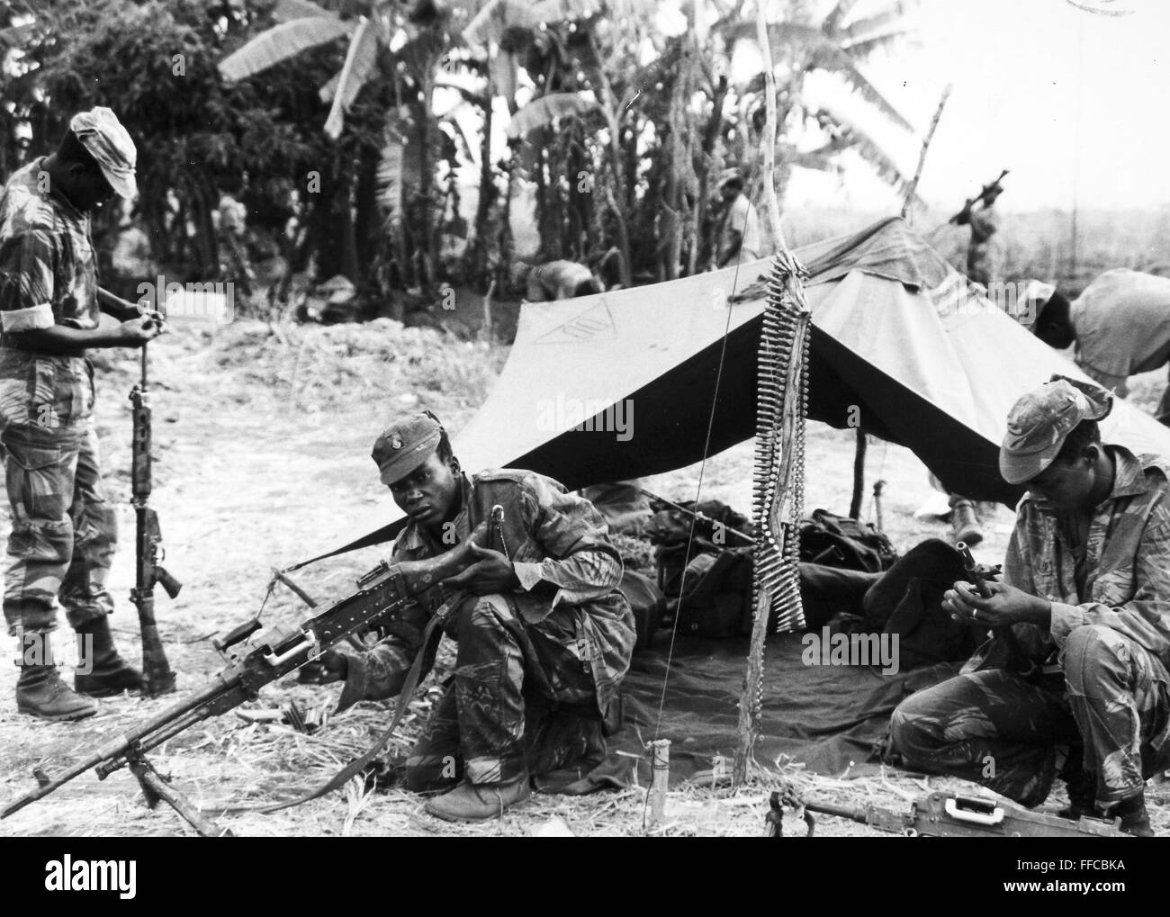 RHODESIA: SOLDIERS, 1978. /nSoldiers of the Rhodesian Security Forces ...