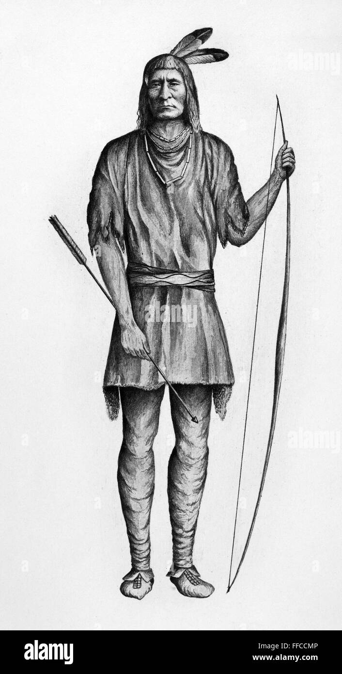 Native with bow hi-res stock photography and images - Alamy