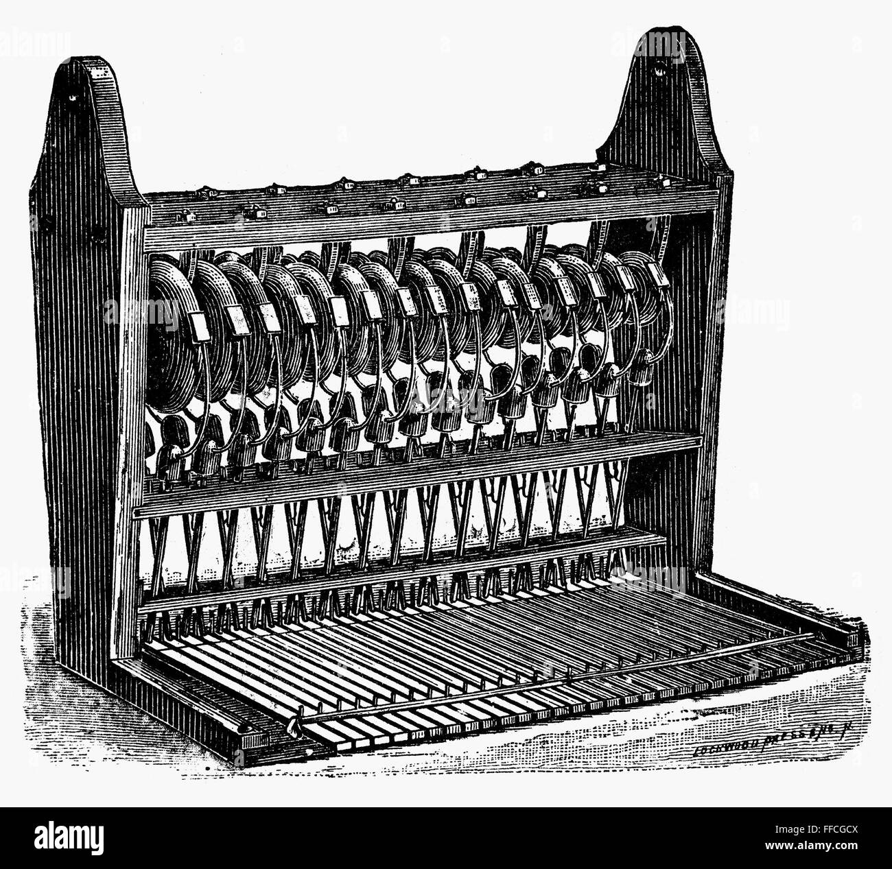 BELL CHIME, 19th CENTURY. /nCathedral Chime of 30 Bells, developed by