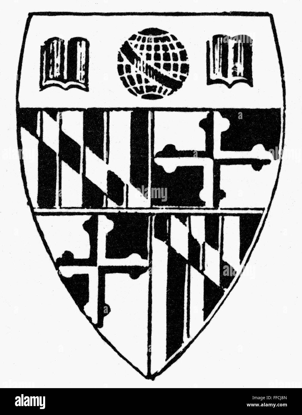JOHNS HOPKINS UNIVERSITY. /nSeal of Johns Hopkins University, founded