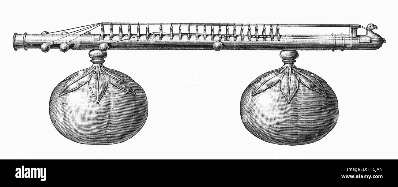 MUSICAL INSTRUMENT VEENA. /nA veena (or vina), a plucked stringed