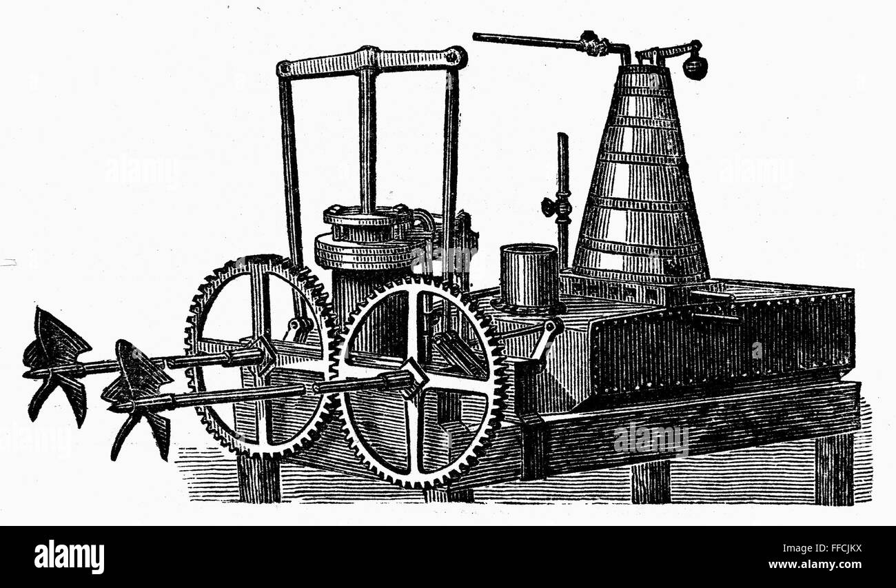 TWINSCREW STEAMER, 1878. /nMachinery of twinscrew steamer. Line
