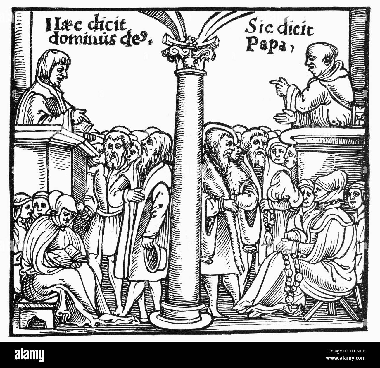 PROTESTANT VERSUS CATHOLIC /nA Protestant cleric left preaching God PROTESTANT VERSUS CATHOLIC /nA Protestant cleric left preaching God