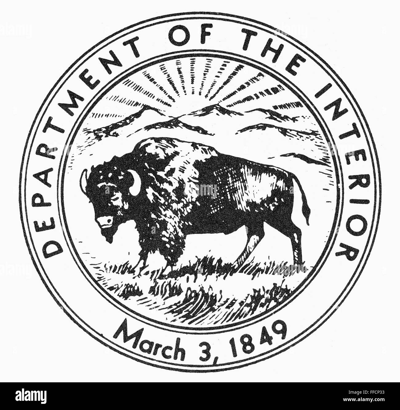 Department Of The Interior Nseal Of The U S Department Of