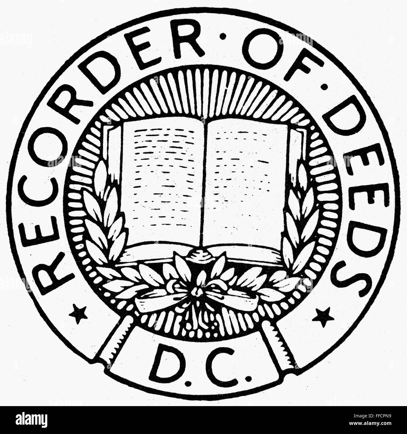 SEAL RECORDER OF DEEDS. /nSeal of the U.S. Recorder of Deeds Stock