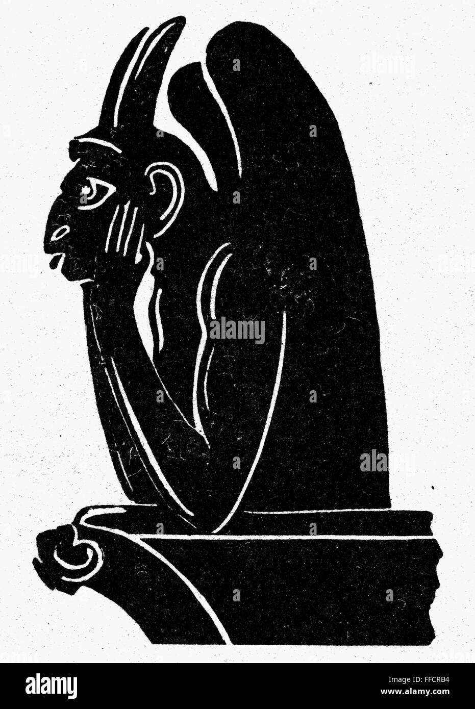SYMBOL GARGOYLE. /nSymbol of vigilance Stock Photo Alamy