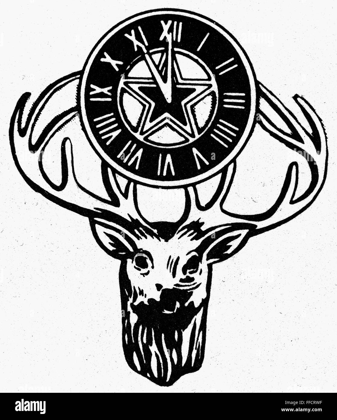 American elks Black and White Stock Photos & Images Alamy