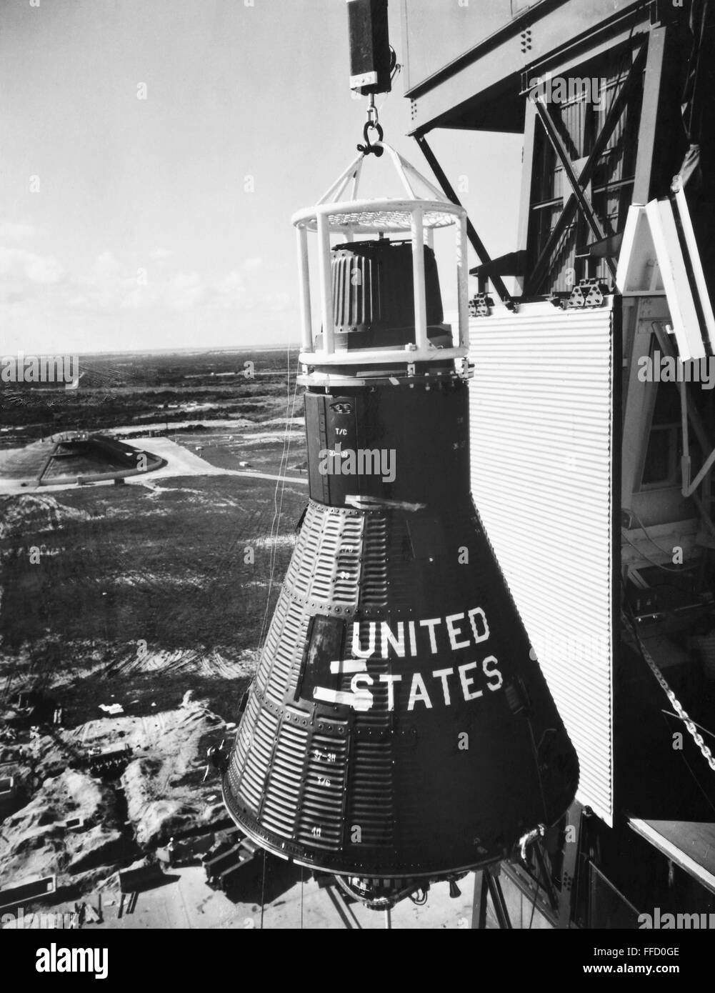 MERCURYATLAS 5, 1961. /nThe Mercury 5 capsule, carrying Enos the
